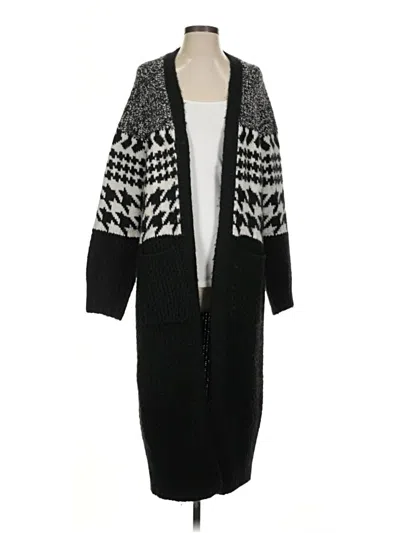 Pre-owned Express Cardigan Sweater In Black