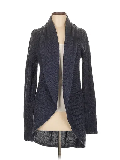 Pre-owned Express Cardigan Sweater In Blue