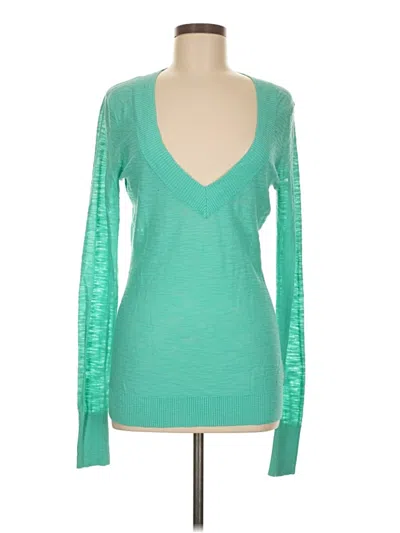 Pre-owned Express Cardigan Sweater In Blue