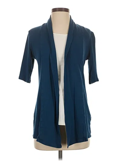 Pre-owned Express Cardigan Sweater In Blue