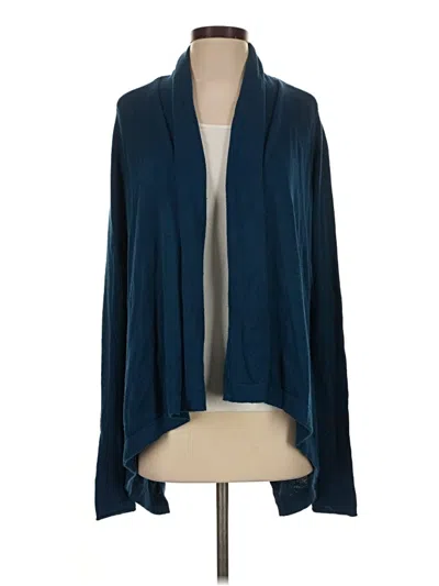 Pre-owned Express Cardigan Sweater In Blue