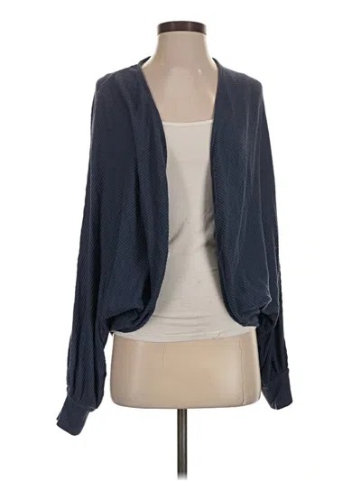 Pre-owned Express Cardigan Sweater In Blue