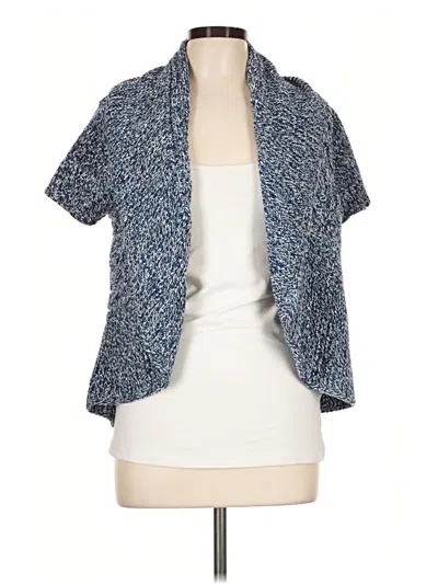Pre-owned Express Cardigan Sweater In Blue
