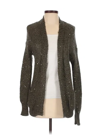 Pre-owned Express Cardigan Sweater In Brown