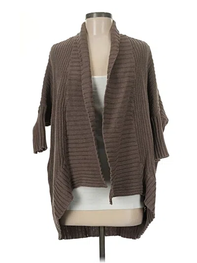 Pre-owned Express Cardigan Sweater In Brown