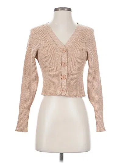 Pre-owned Express Cardigan Sweater In Brown