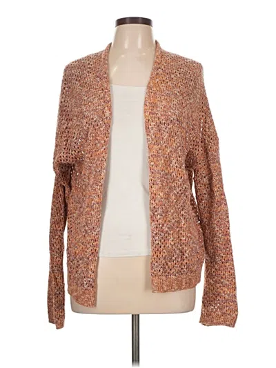 Pre-owned Express Cardigan Sweater In Brown