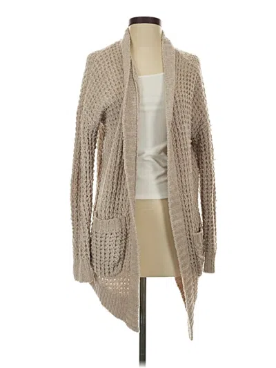 Pre-owned Express Cardigan Sweater In Brown
