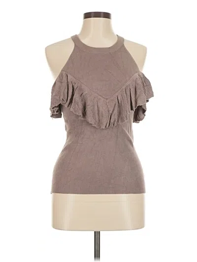 Pre-owned Express Cardigan Sweater In Brown