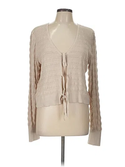 Pre-owned Express Cardigan Sweater In Brown