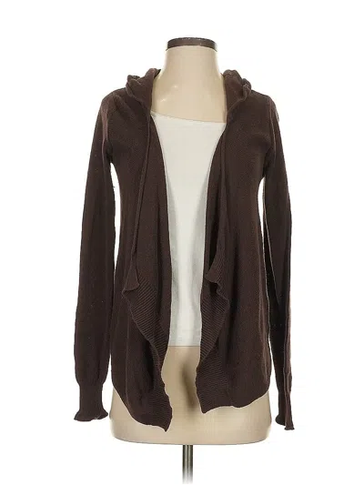 Pre-owned Express Cardigan Sweater In Brown