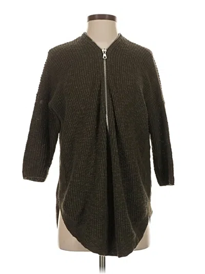 Pre-owned Express Cardigan Sweater In Brown