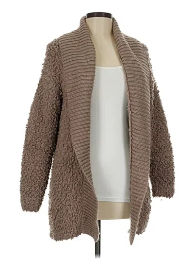 Pre-owned Express Cardigan Sweater In Brown