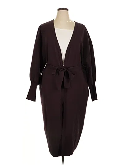Pre-owned Express Cardigan Sweater In Brown
