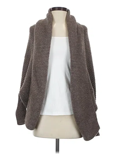 Pre-owned Express Cardigan Sweater In Brown