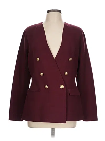 Express Cardigan Sweater In Burgundy