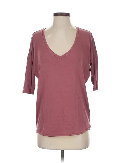 Pre-owned Express Cardigan Sweater In Burgundy