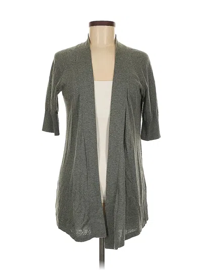 Pre-owned Express Cardigan Sweater In Gray