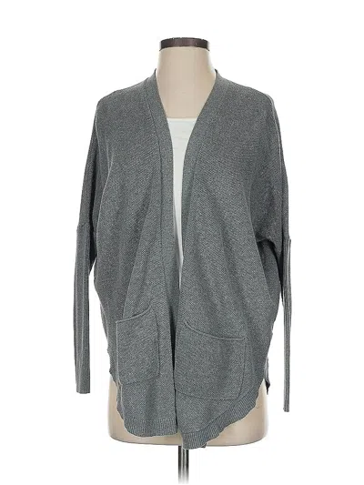 Pre-owned Express Cardigan Sweater In Gray
