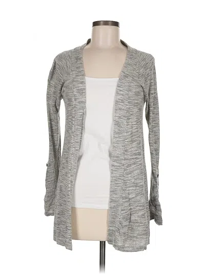 Pre-owned Express Cardigan Sweater In Gray