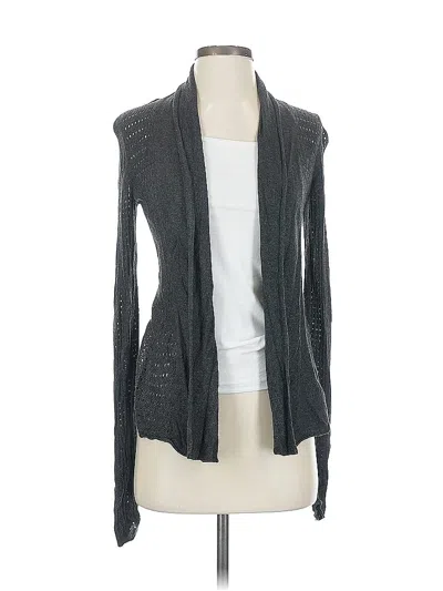 Pre-owned Express Cardigan Sweater In Gray