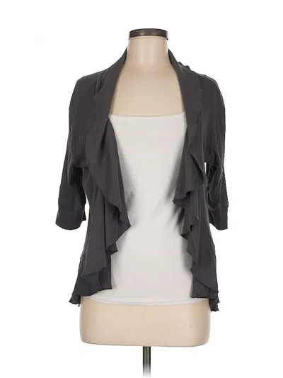 Pre-owned Express Cardigan Sweater In Gray