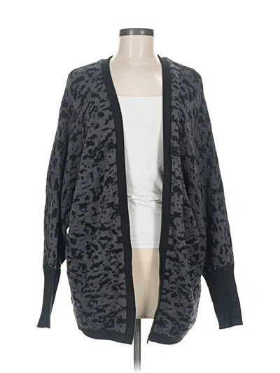 Pre-owned Express Cardigan Sweater In Gray