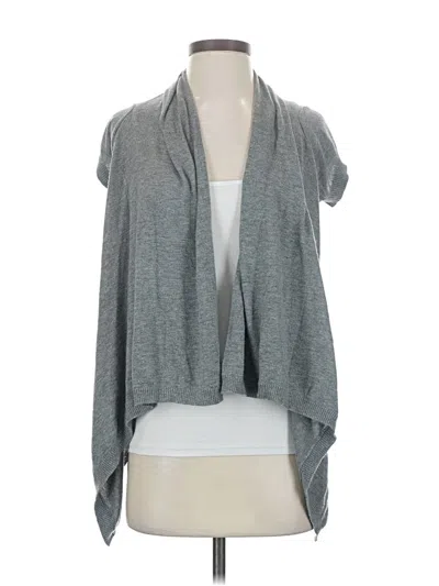 Pre-owned Express Cardigan Sweater In Gray