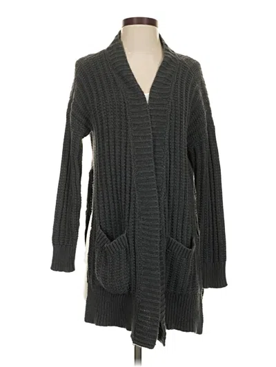 Pre-owned Express Cardigan Sweater In Gray