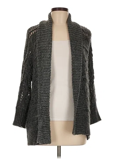 Pre-owned Express Cardigan Sweater In Gray