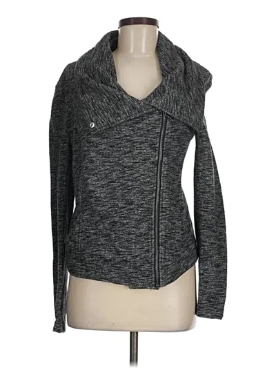 Pre-owned Express Cardigan Sweater In Gray