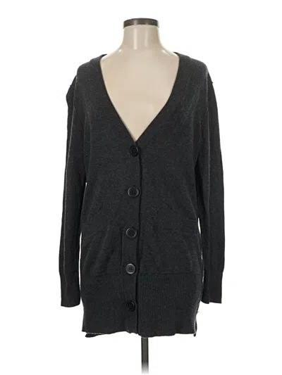 Pre-owned Express Cardigan Sweater In Gray