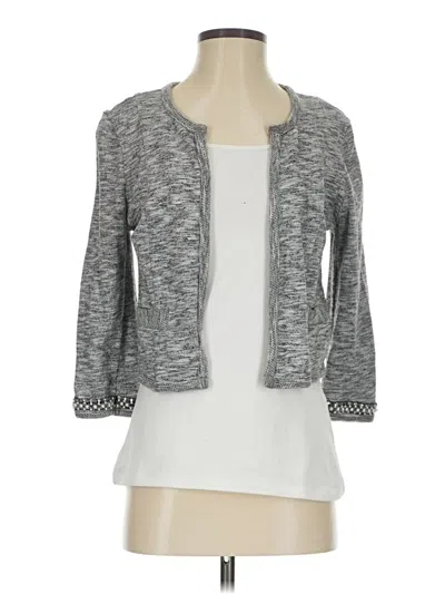 Pre-owned Express Cardigan Sweater In Gray