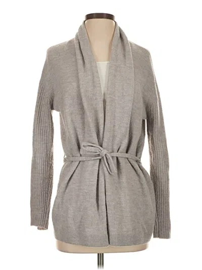 Pre-owned Express Cardigan Sweater In Gray