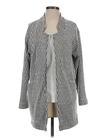 Pre-owned Express Cardigan Sweater In Gray