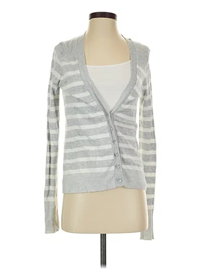 Pre-owned Express Cardigan Sweater In Gray