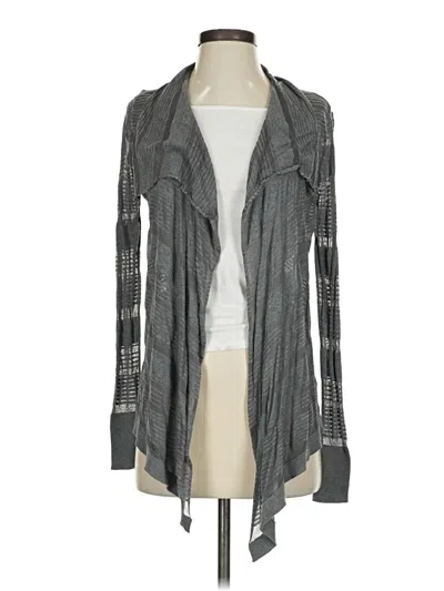 Pre-owned Express Cardigan Sweater In Gray
