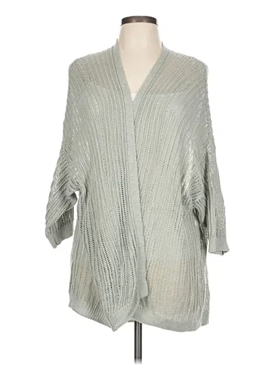 Pre-owned Express Cardigan Sweater In Gray