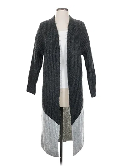 Pre-owned Express Cardigan Sweater In Gray