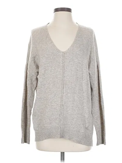 Pre-owned Express Cardigan Sweater In Gray