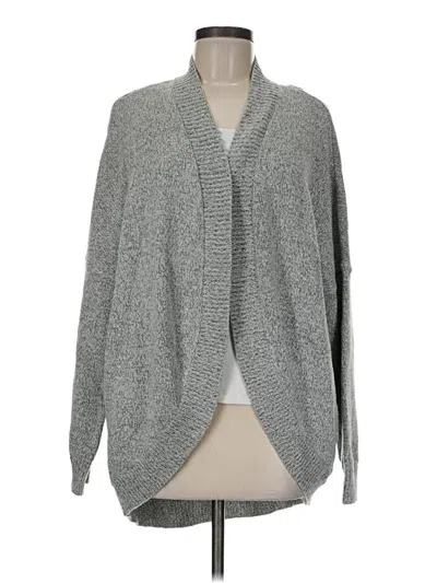 Pre-owned Express Cardigan Sweater In Gray