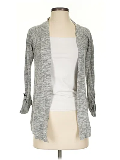 Pre-owned Express Cardigan Sweater In Gray