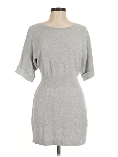 Pre-owned Express Cardigan Sweater In Gray