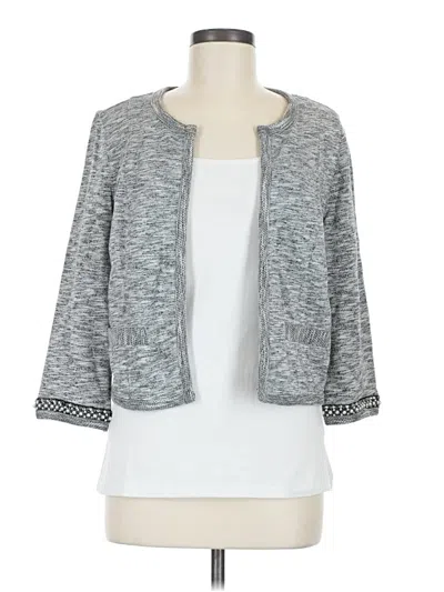 Pre-owned Express Cardigan Sweater In Gray