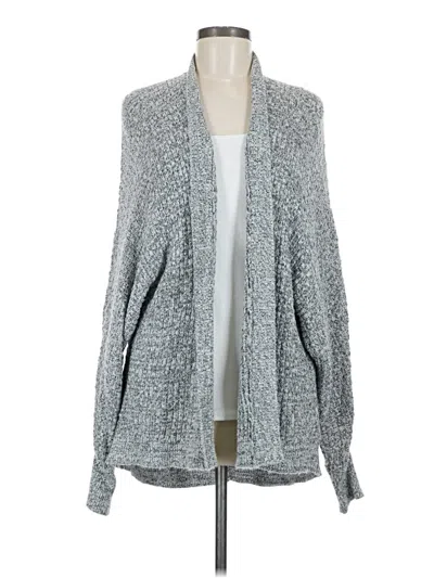 Pre-owned Express Cardigan Sweater In Gray