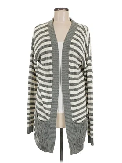 Pre-owned Express Cardigan Sweater In Gray