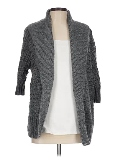 Pre-owned Express Cardigan Sweater In Gray