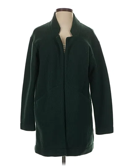 Pre-owned Express Cardigan Sweater In Green