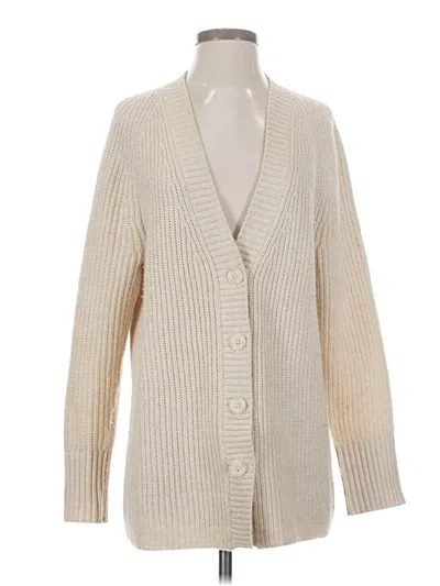 Pre-owned Express Cardigan Sweater In Ivory