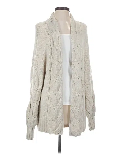 Pre-owned Express Cardigan Sweater In Ivory
